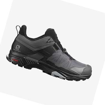 Salomon X ULTRA 4 GORE-TEX Túracipő Férfi Szürke | HU 2032ZUT